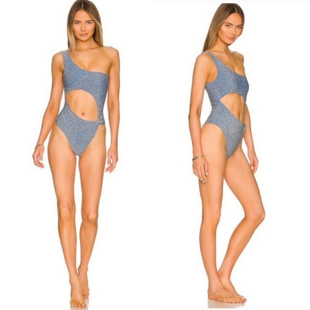 New!Baobab Nikki One Piece Swimsuit Glossy Blue